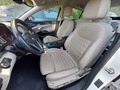 View of front seats