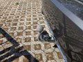 View of trailer tow-bar hitch