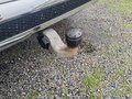 View of trailer tow-bar hitch