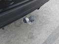 View of trailer tow-bar hitch