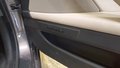 View of control buttons for electric seat adjustment