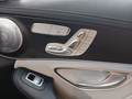 View of control buttons for electric seat adjustment