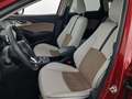 View of front seats