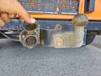 View of trailer tow-bar hitch