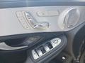 View of control buttons for electric seat adjustment