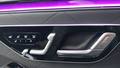 View of control buttons for electric rear seat adjustment