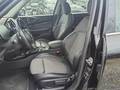 View of front seats