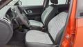 View of front seats