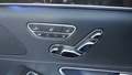 View of control buttons for electric rear seat adjustment