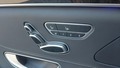 View of control buttons for electric rear seat adjustment