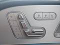 View of control buttons for electric seat adjustment