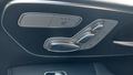 View of control buttons for electric seat adjustment