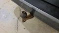 View of trailer tow-bar hitch