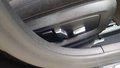 View of control buttons for electric seat adjustment