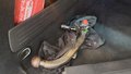 View of trailer tow-bar hitch