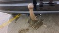 View of trailer tow-bar hitch