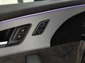 View of control buttons for electric seat adjustment