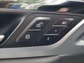 View of control buttons for electric seat adjustment