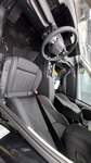 View of front seats