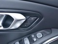 View of control buttons for electric seat adjustment