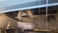 View of trailer tow-bar hitch