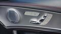 View of control buttons for electric seat adjustment