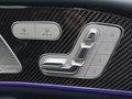 View of control buttons for electric seat adjustment