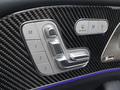 View of control buttons for electric seat adjustment