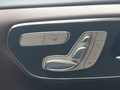 View of control buttons for electric seat adjustment