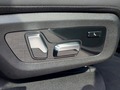View of control buttons for electric rear seat adjustment