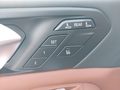 View of control buttons for electric seat adjustment