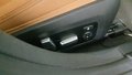 View of control buttons for electric seat adjustment