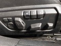 View of control buttons for electric seat adjustment