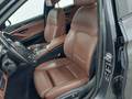 View of front seats