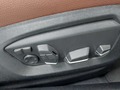 View of control buttons for electric seat adjustment