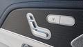 View of control buttons for electric rear seat adjustment