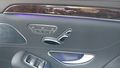 View of control buttons for electric rear seat adjustment