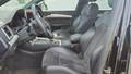 View of front seats