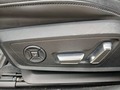 View of control buttons for electric seat adjustment