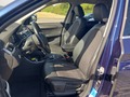 View of front seats