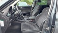 View of front seats