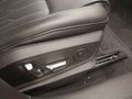 View of control buttons for electric seat adjustment