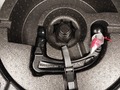 View of trailer tow-bar hitch