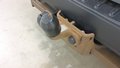 View of trailer tow-bar hitch