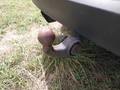 View of trailer tow-bar hitch