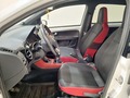 View of front seats