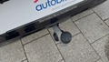 View of trailer tow-bar hitch