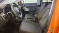 View of front seats