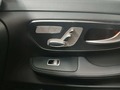 View of control buttons for electric seat adjustment