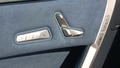 View of control buttons for electric seat adjustment